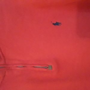 Ralph Lauren zip front pullover size large